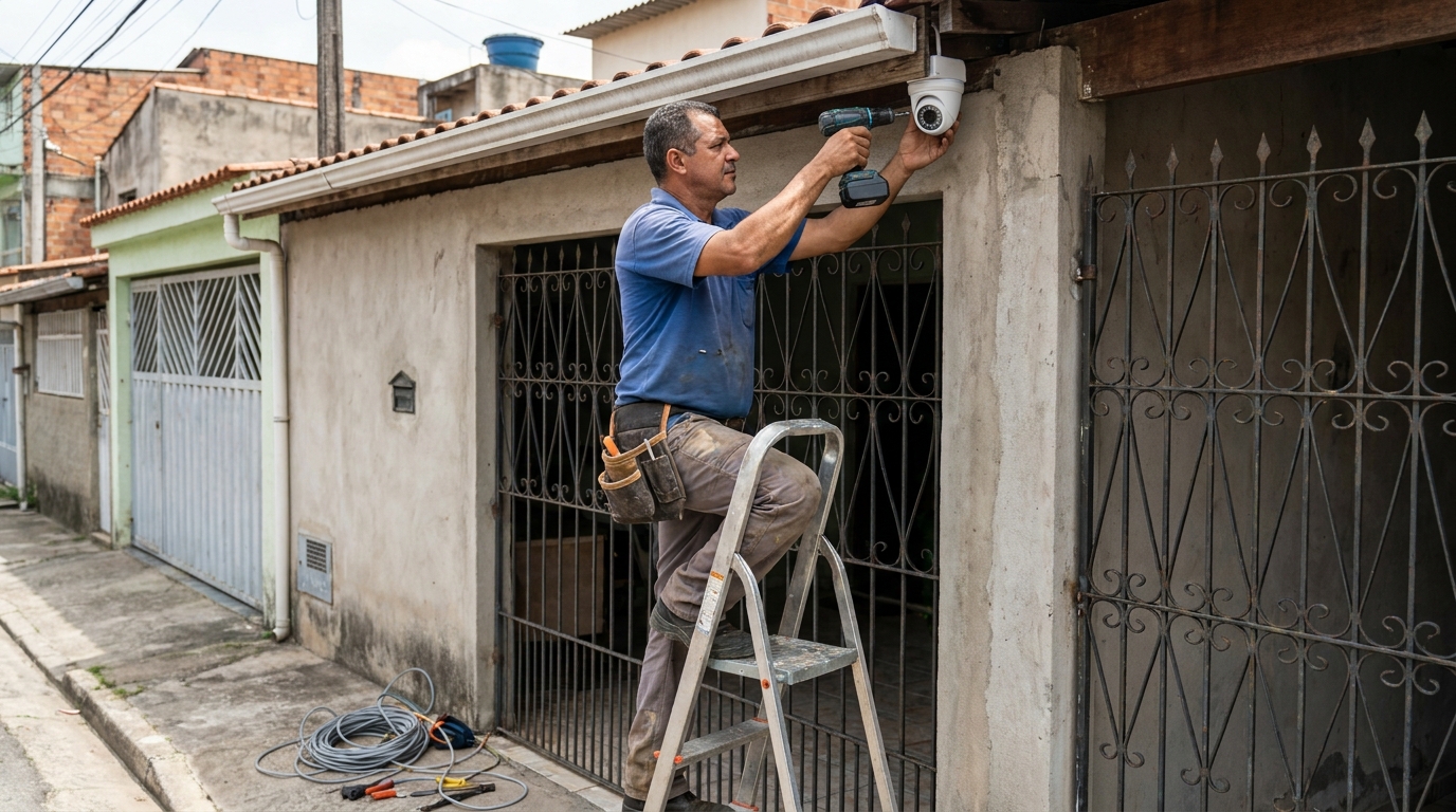 Instalacao de sistema de monitoramento em Uberlândia‑MG